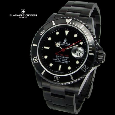 cost of blackout concept rolex submariner|Black.